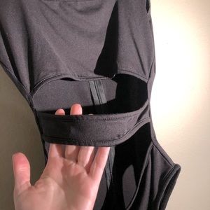 Cut out body suit, size m, never worn, black